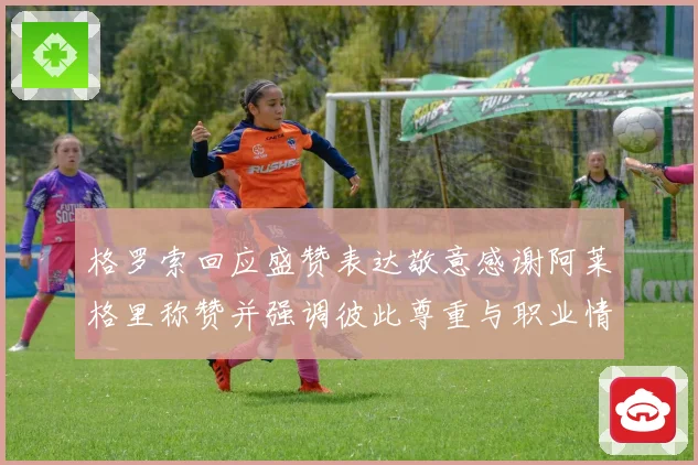 格罗索回应盛赞表达敬意感谢阿莱格里称赞并强调彼此尊重与职业情谊